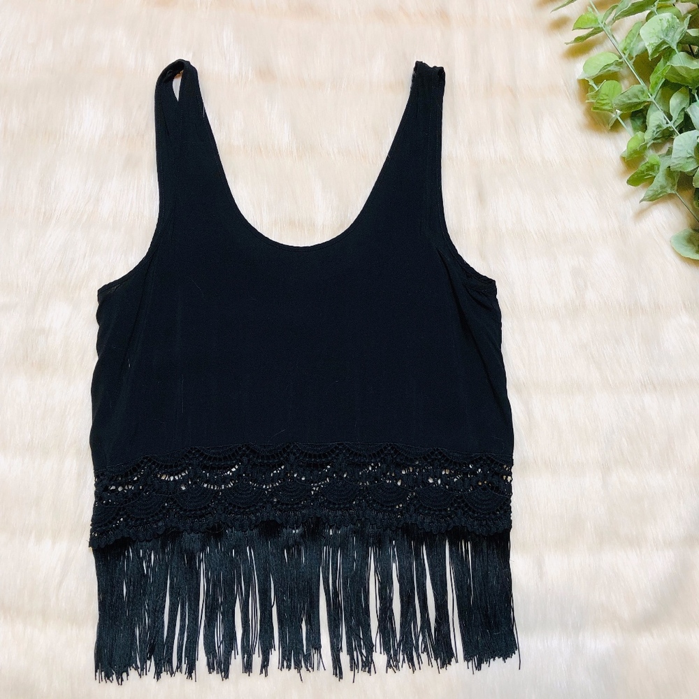 Forever 21 Fringe Tank Top